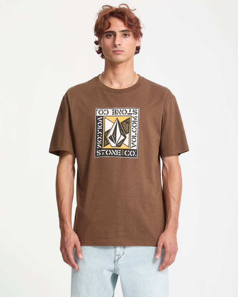 Camiseta Angle Iron - Brown Stone