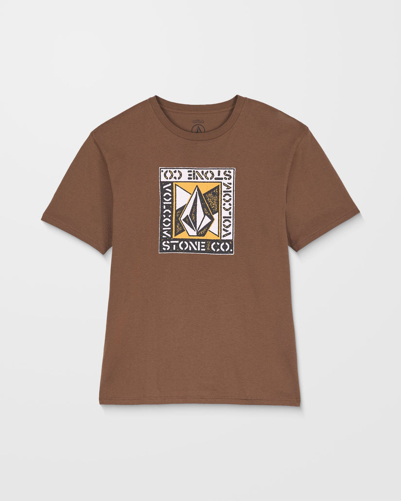 Camiseta Angle Iron - Brown Stone
