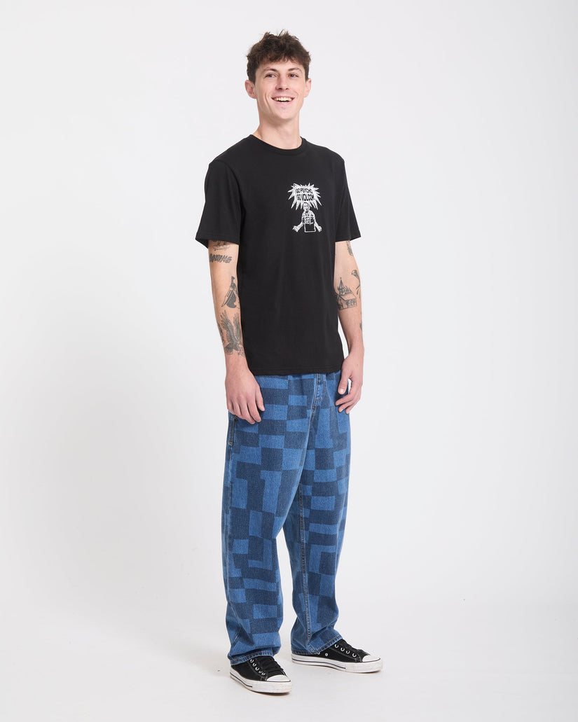 Camiseta I Go Psycho - Black