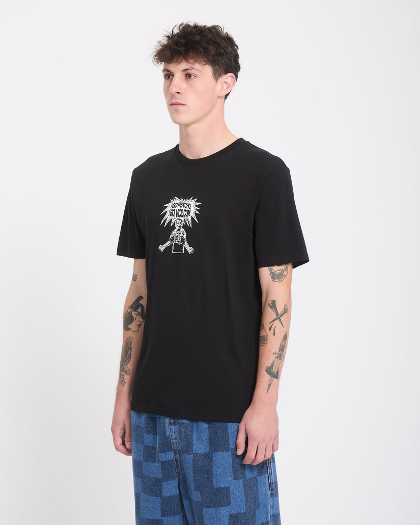 Camiseta I Go Psycho - Black