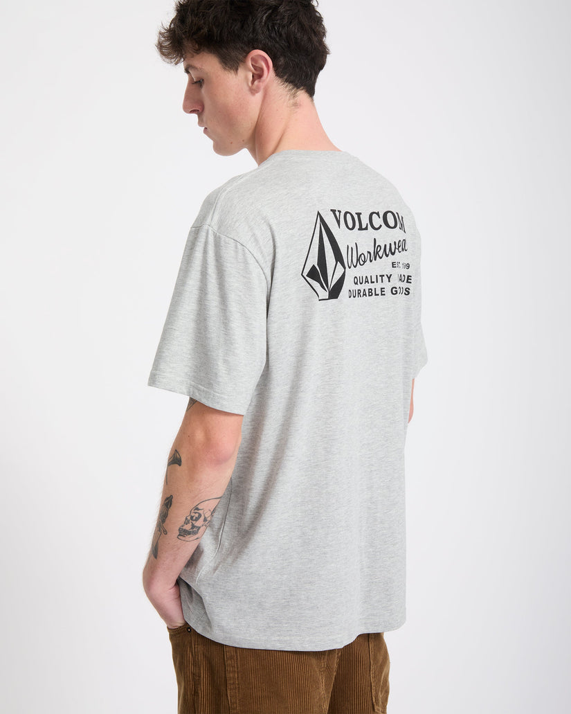 Camiseta Workwear - Heather Grey