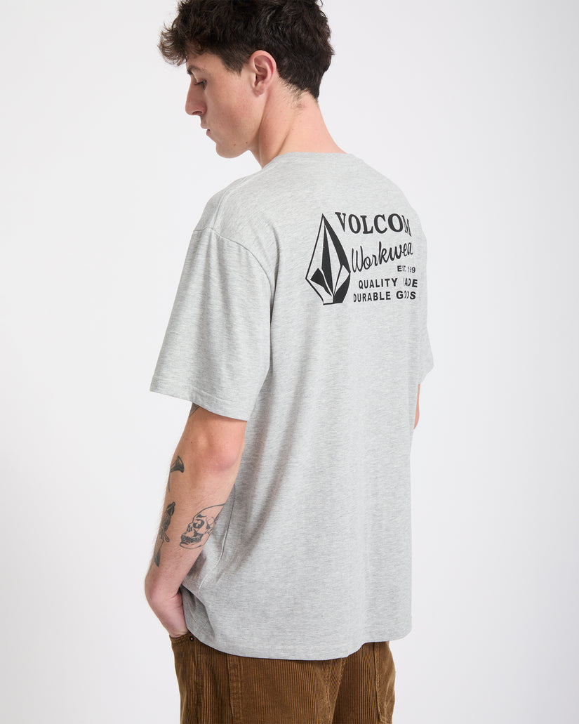 Camiseta Workwear - Heather Grey