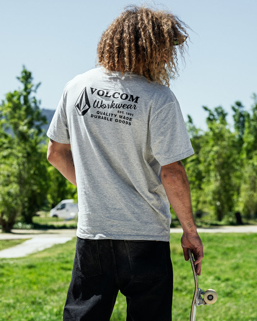 Camiseta Workwear - Heather Grey