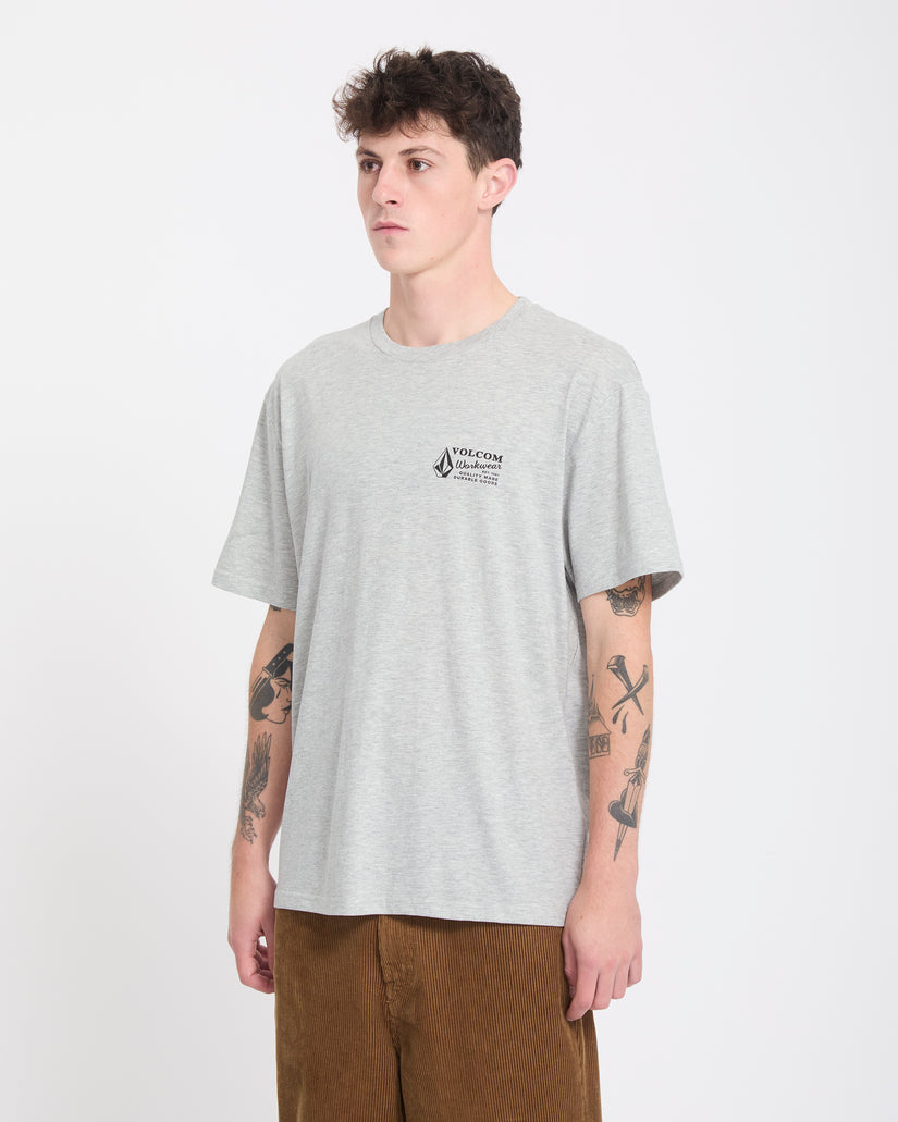 Camiseta Workwear - Heather Grey