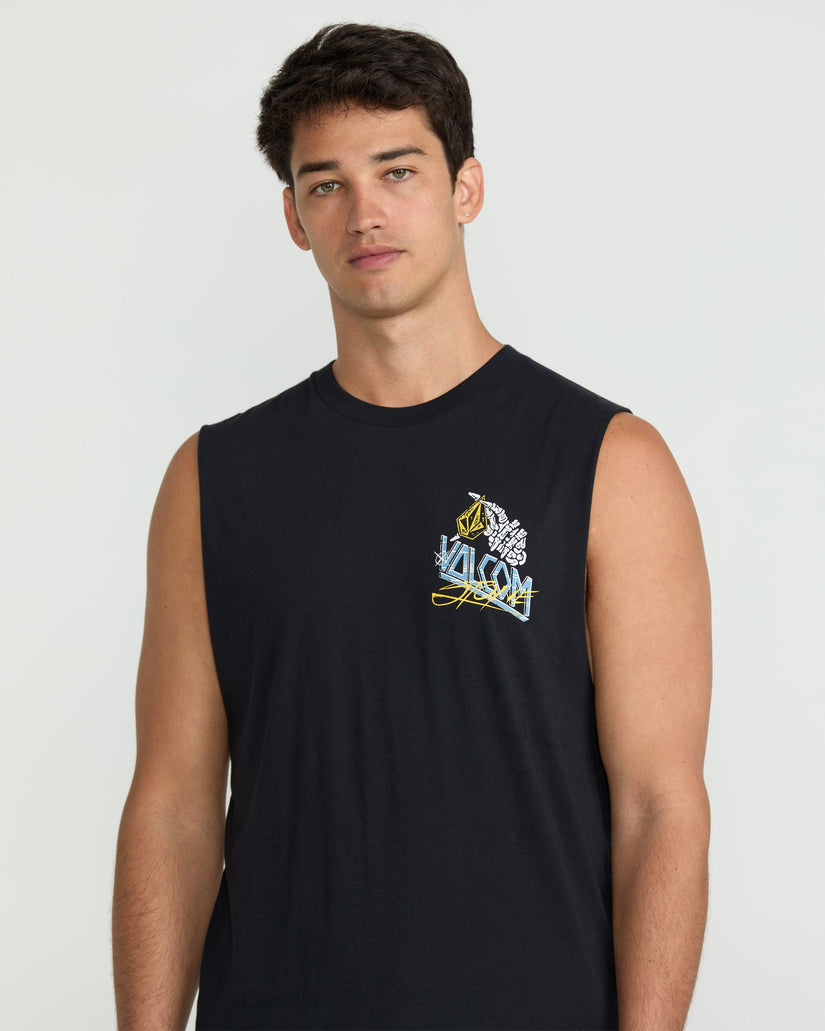 Camiseta Dropped This Sleeveless - Antique Black