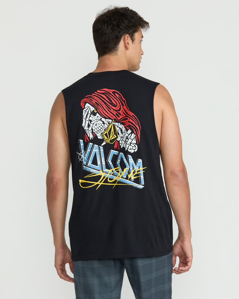 Camiseta Dropped This Sleeveless - Antique Black