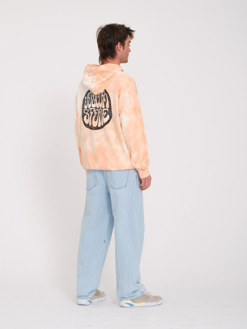 Sudadera con capucha Trippin Dye  - PEACH BUD