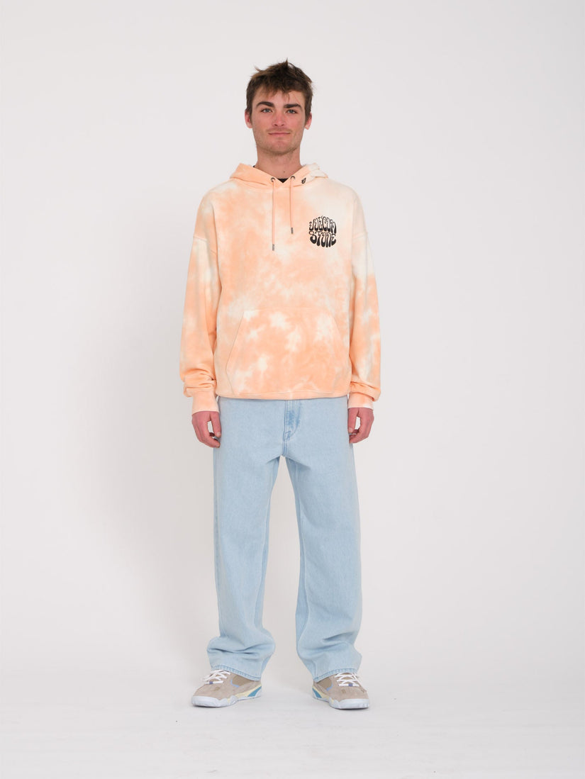 Sudadera con capucha Trippin Dye  - PEACH BUD