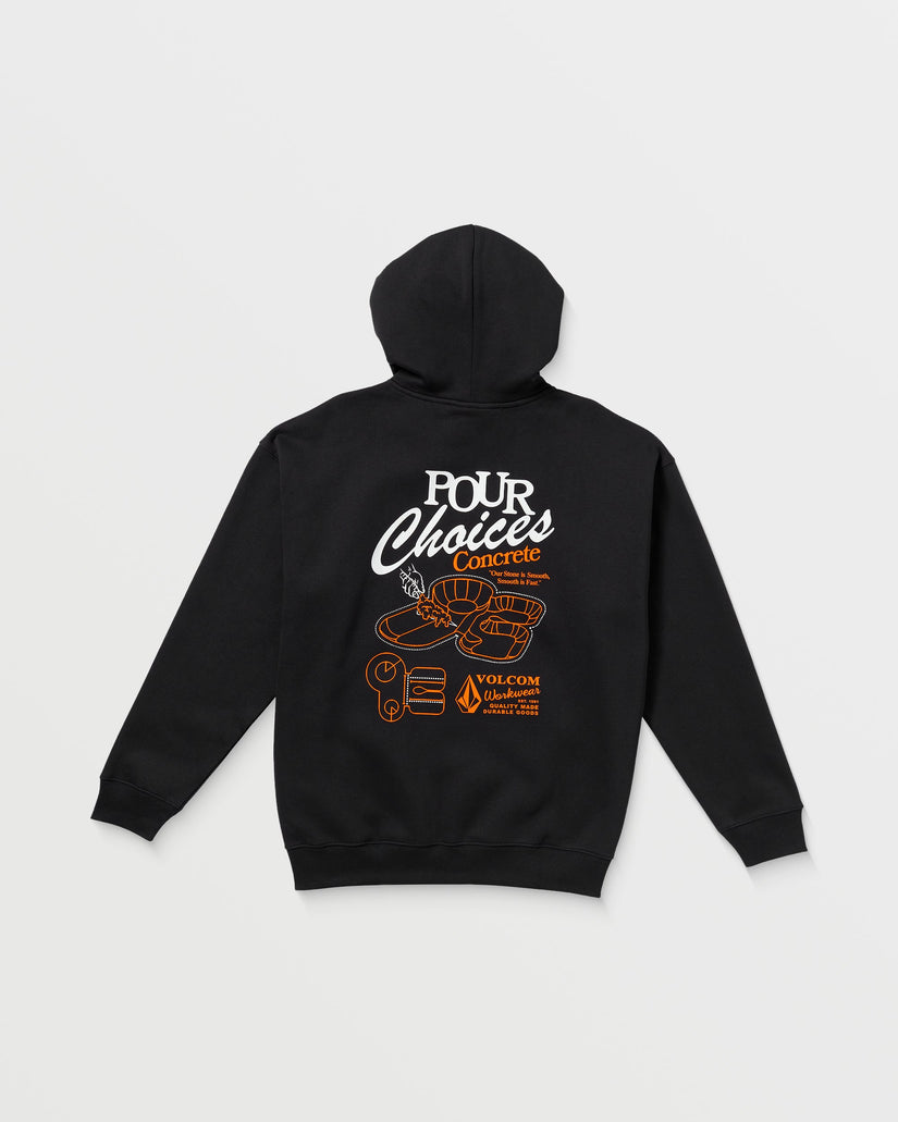 Sudadera con capucha Pour Choices - BLACK