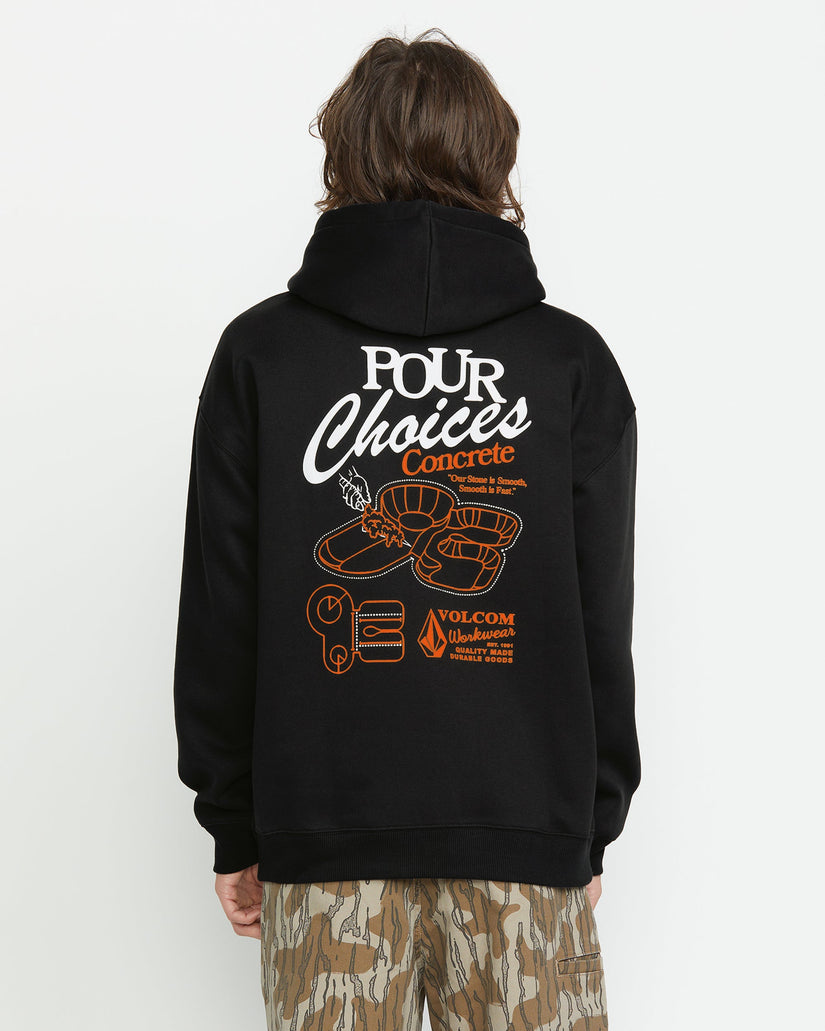 Sudadera con capucha Pour Choices - BLACK