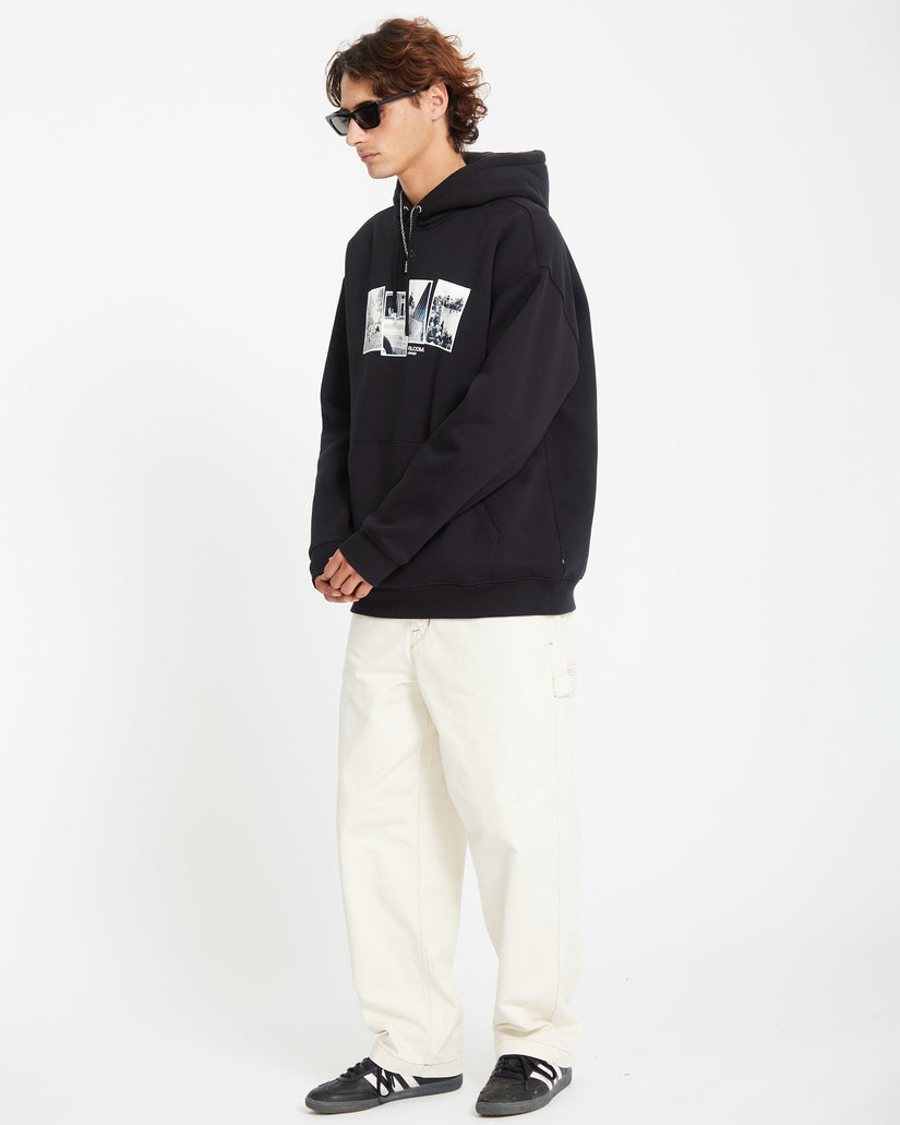 Sudadera con capucha Pfanngles - BLACK