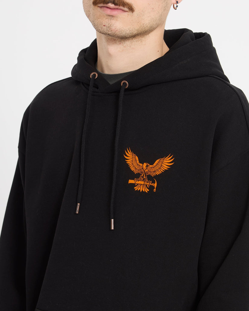 Sudadera con capucha Hammered - Black