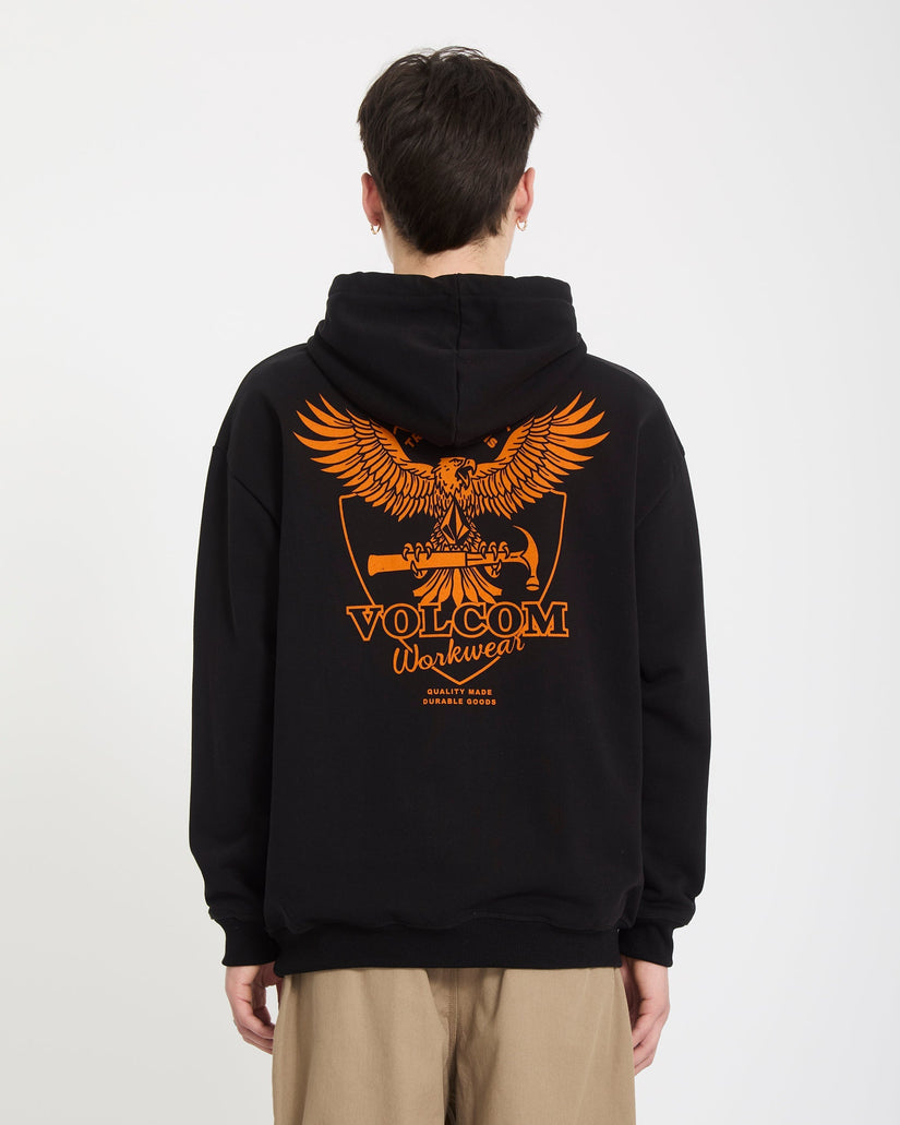 Sudadera con capucha Hammered - Black