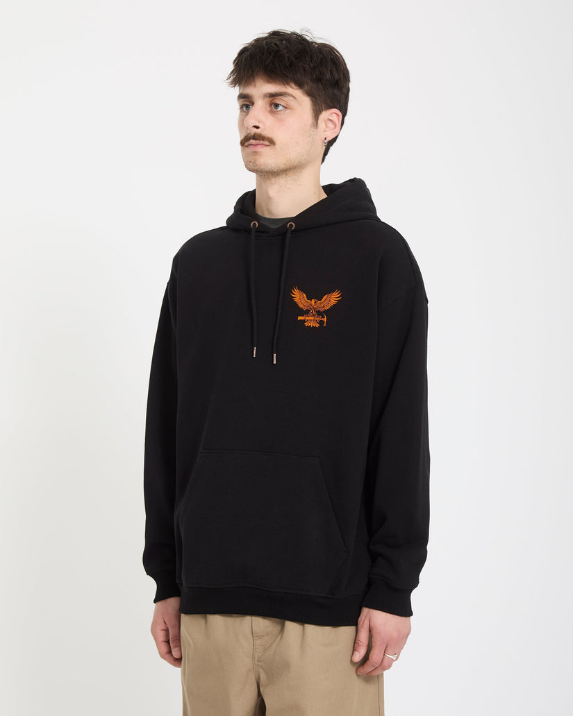 Sudadera con capucha Hammered - Black