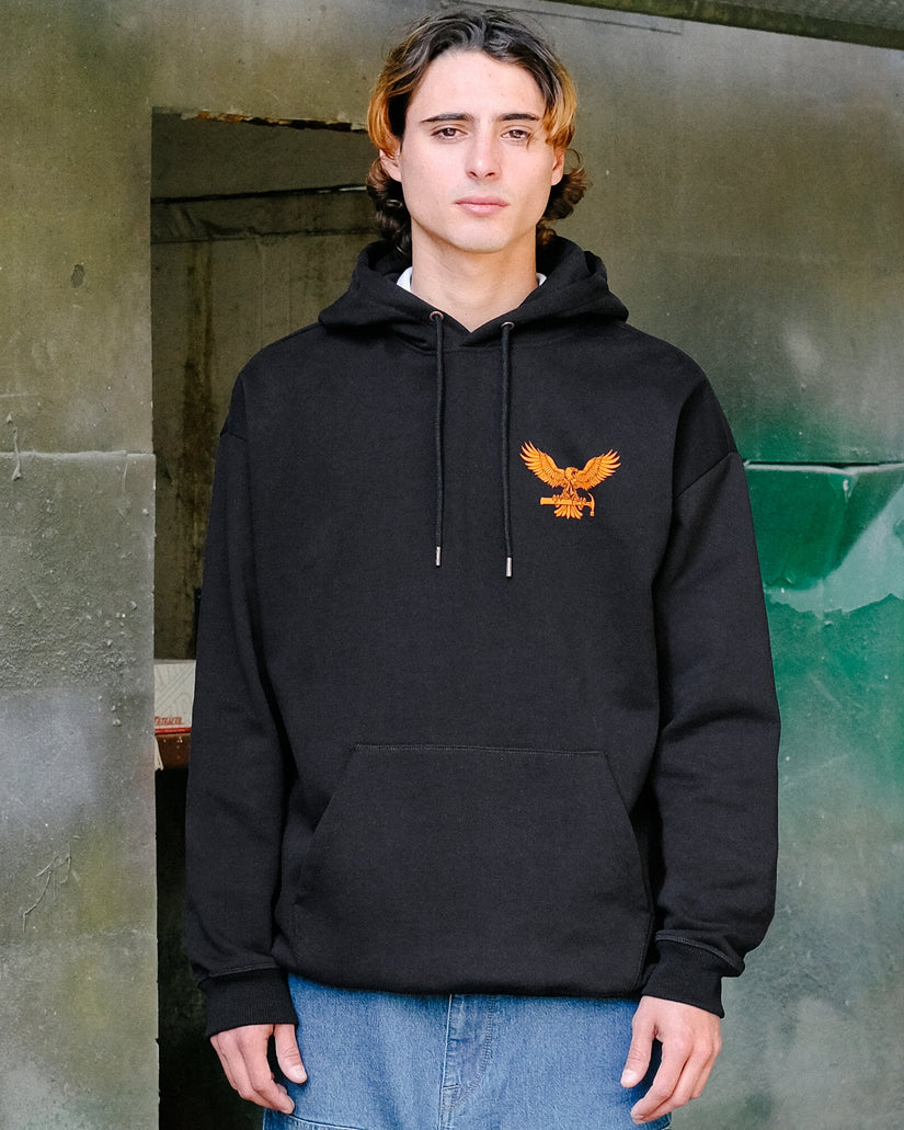 Sudadera con capucha Hammered - Black