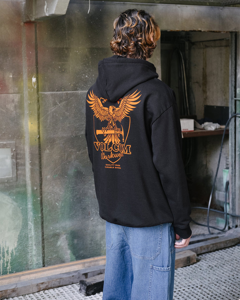 Sudadera con capucha Hammered - Black