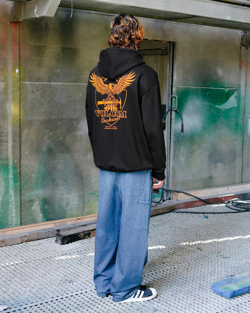 Sudadera con capucha Hammered - Black
