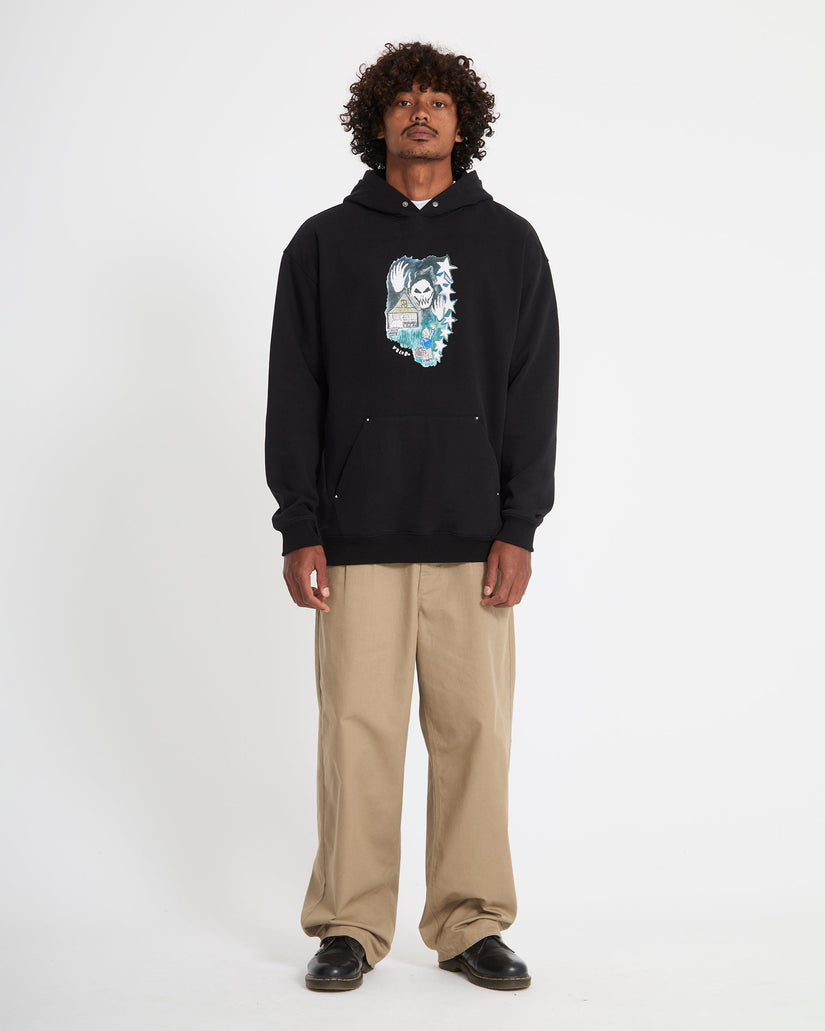 Sudadera con capucha Issam Auptel - Black