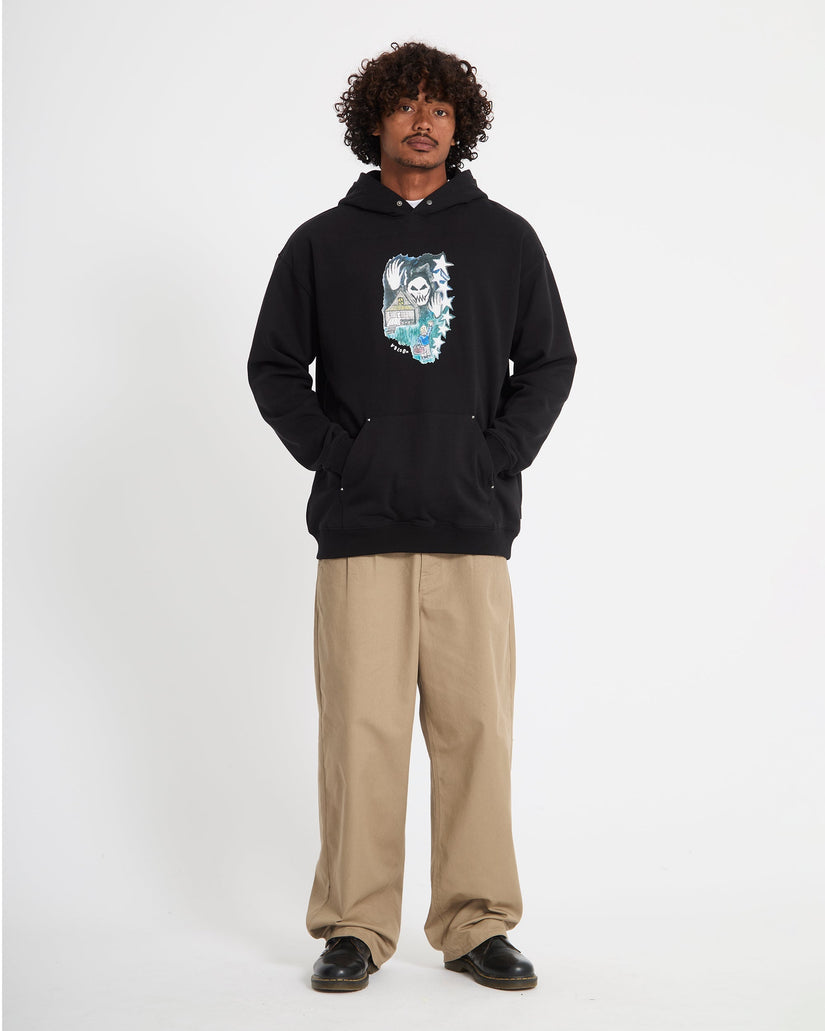 Sudadera con capucha Issam Auptel - Black