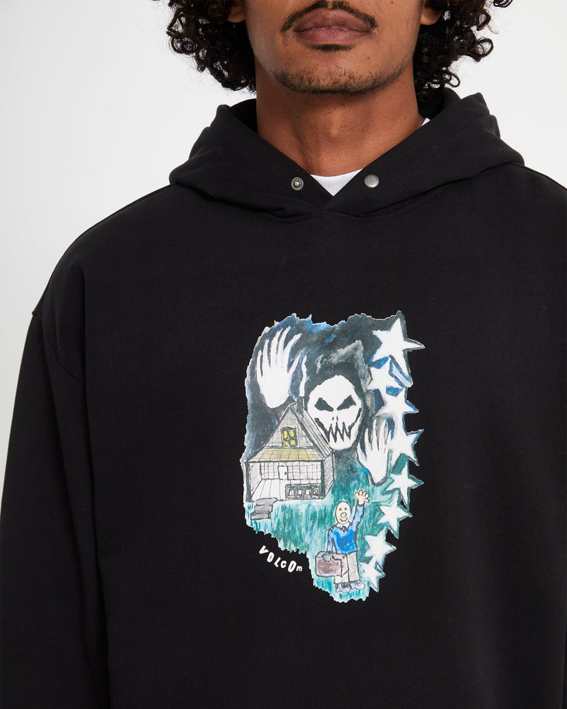 Sudadera con capucha Issam Auptel - Black