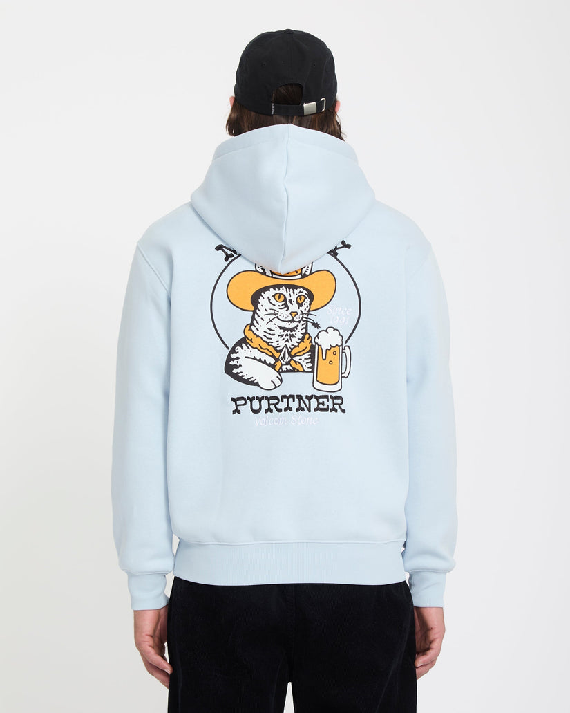 Sudadera con capucha Noder - Light Blue Acid
