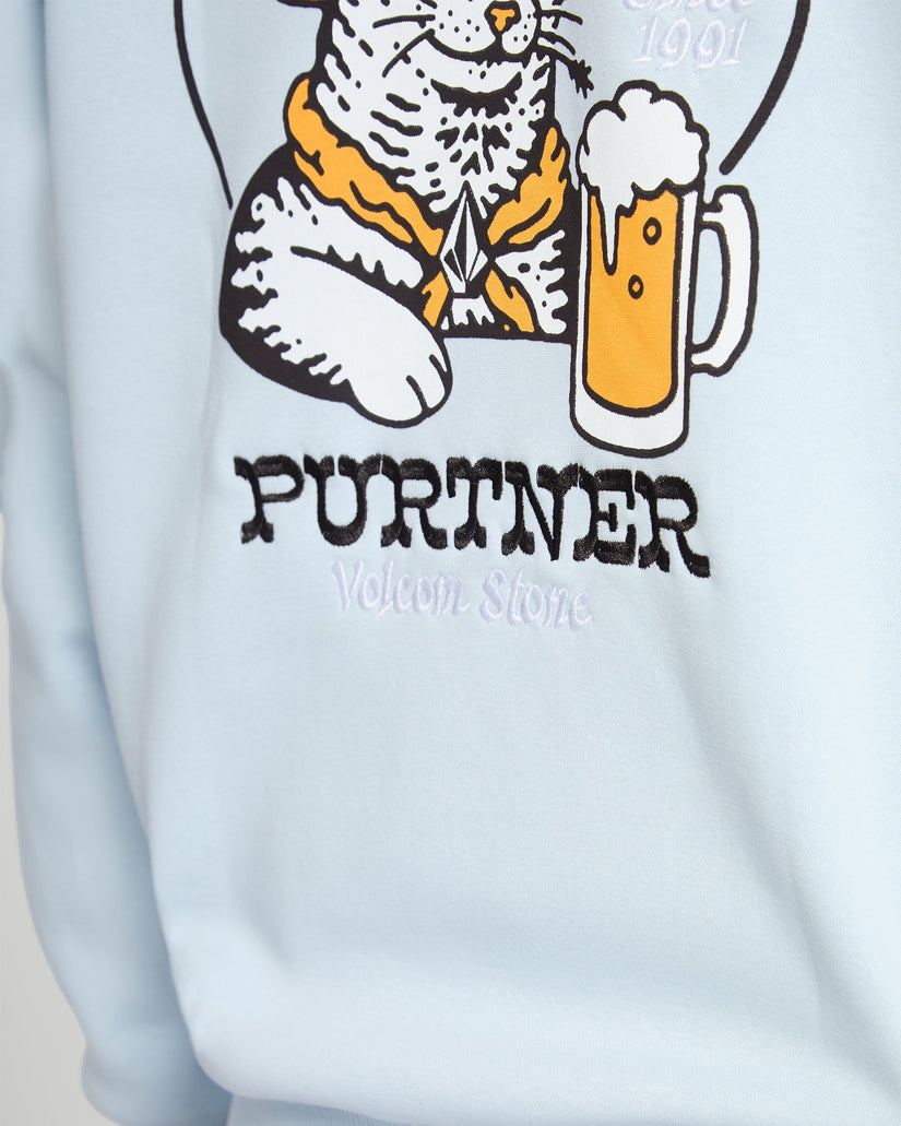 Sudadera con capucha Noder - Light Blue Acid