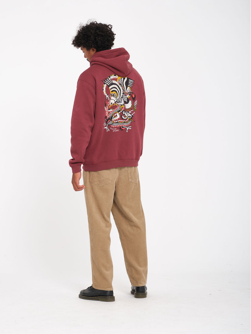 Sudadera con Capucha Lintell Classic - Merlot
