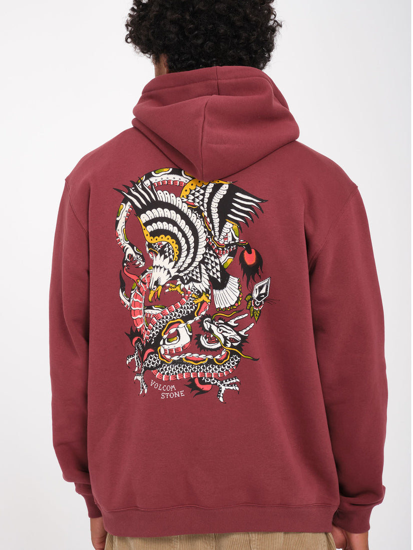 Sudadera con Capucha Lintell Classic - Merlot