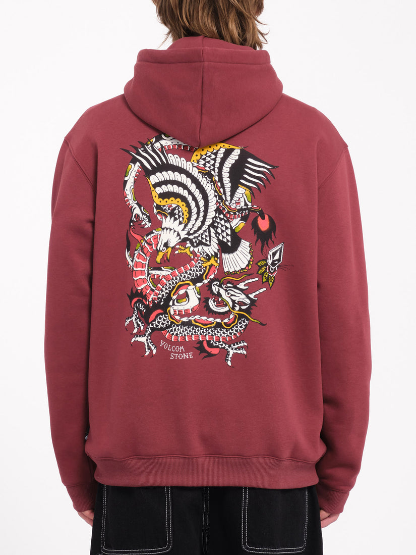 Sudadera con Capucha Lintell Classic - Merlot