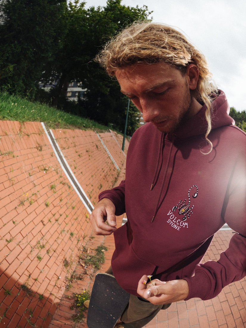 Sudadera con Capucha Lintell Classic - Merlot