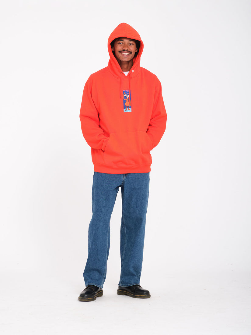 Sudadera con Capucha Olivmoose - Bright Red