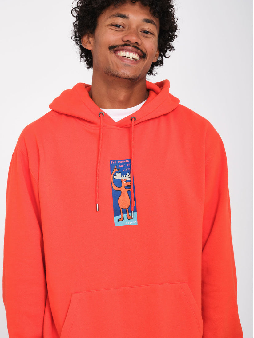 Sudadera con Capucha Olivmoose - Bright Red