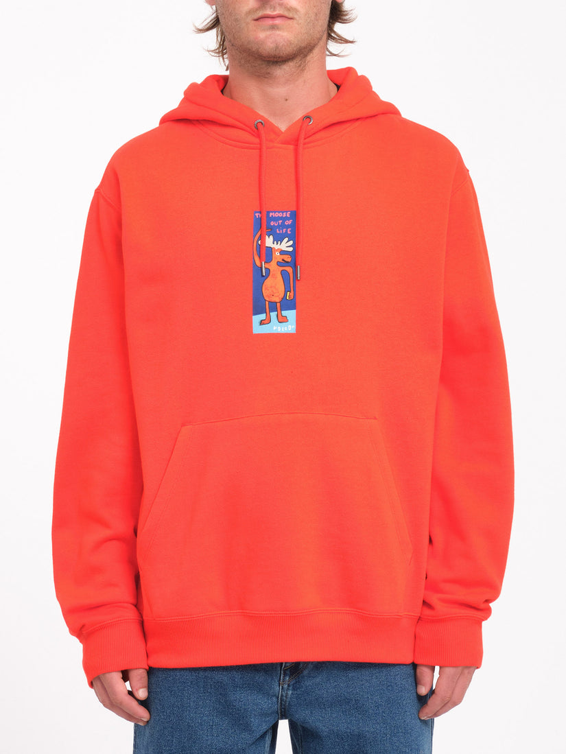 Sudadera con Capucha Olivmoose - Bright Red
