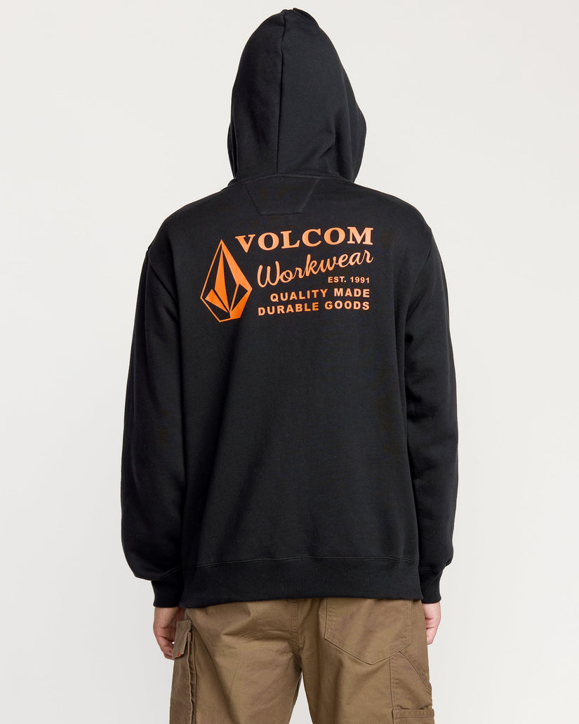 Sudadera Con Capucha Workwear - Black