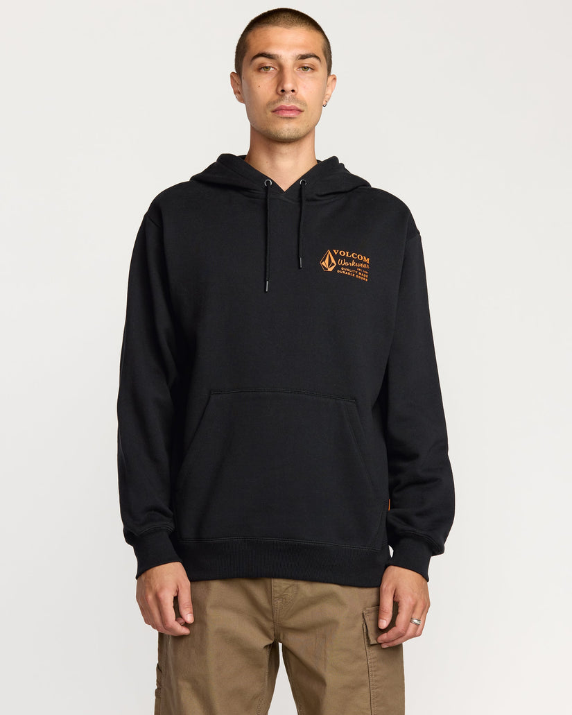 Sudadera Con Capucha Workwear - Black