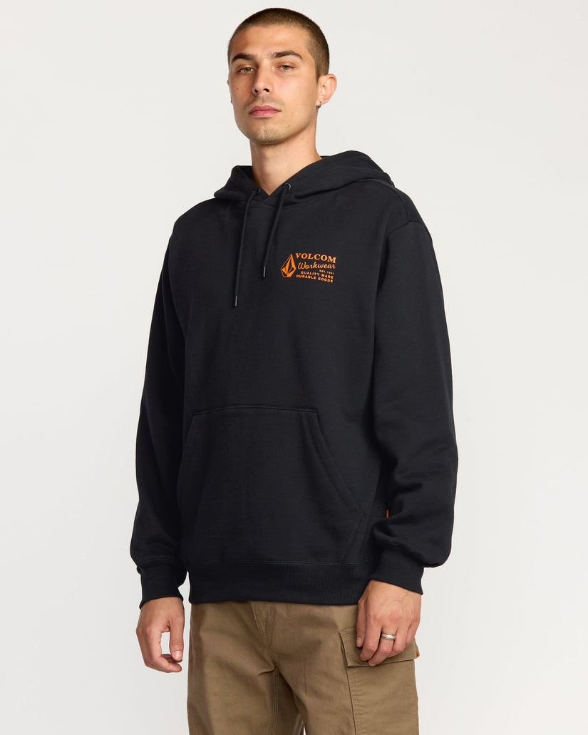 Sudadera Con Capucha Workwear - Black