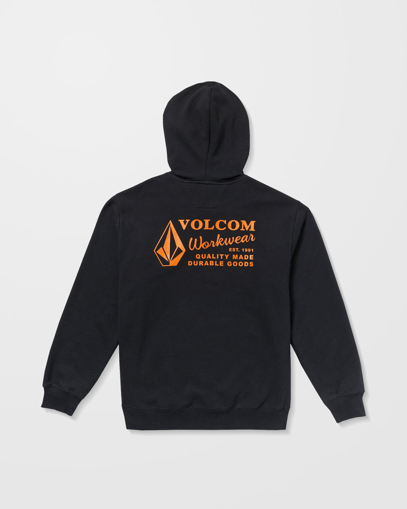 Sudadera Con Capucha Workwear - Black