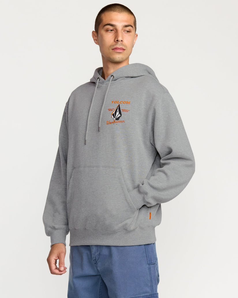 Sudadera Con Capucha Workwear - Heather Grey
