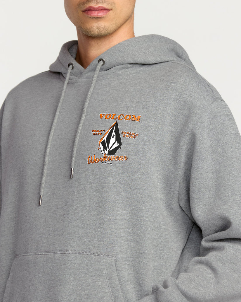 Sudadera Con Capucha Workwear - Heather Grey