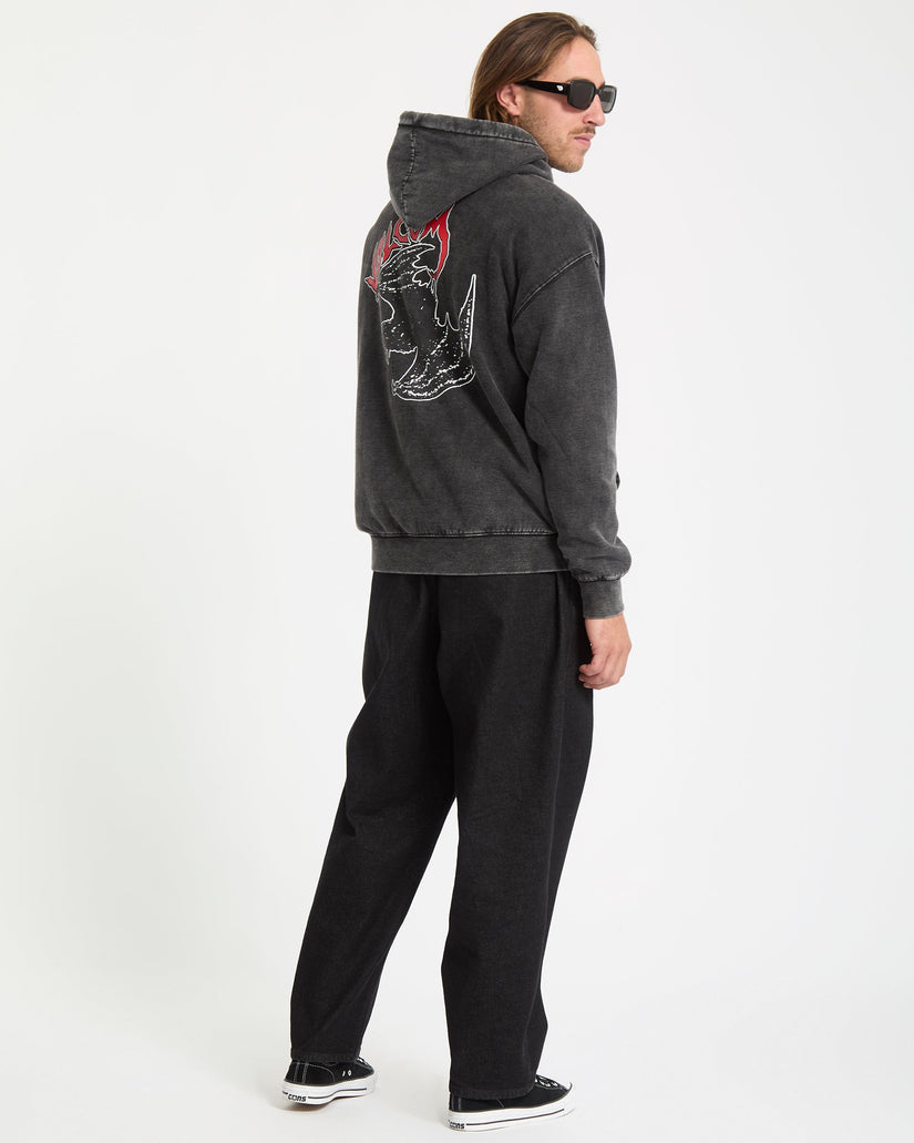 Sudadera Con Capucha Nightwasher - Light Acid Black