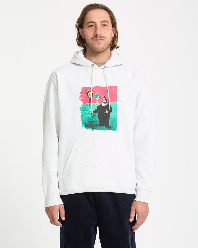 Sudadera Con Capucha Issam - Bone Heather