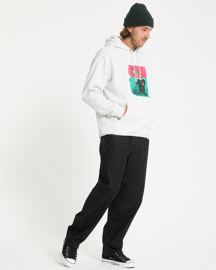 Sudadera Con Capucha Issam - Bone Heather