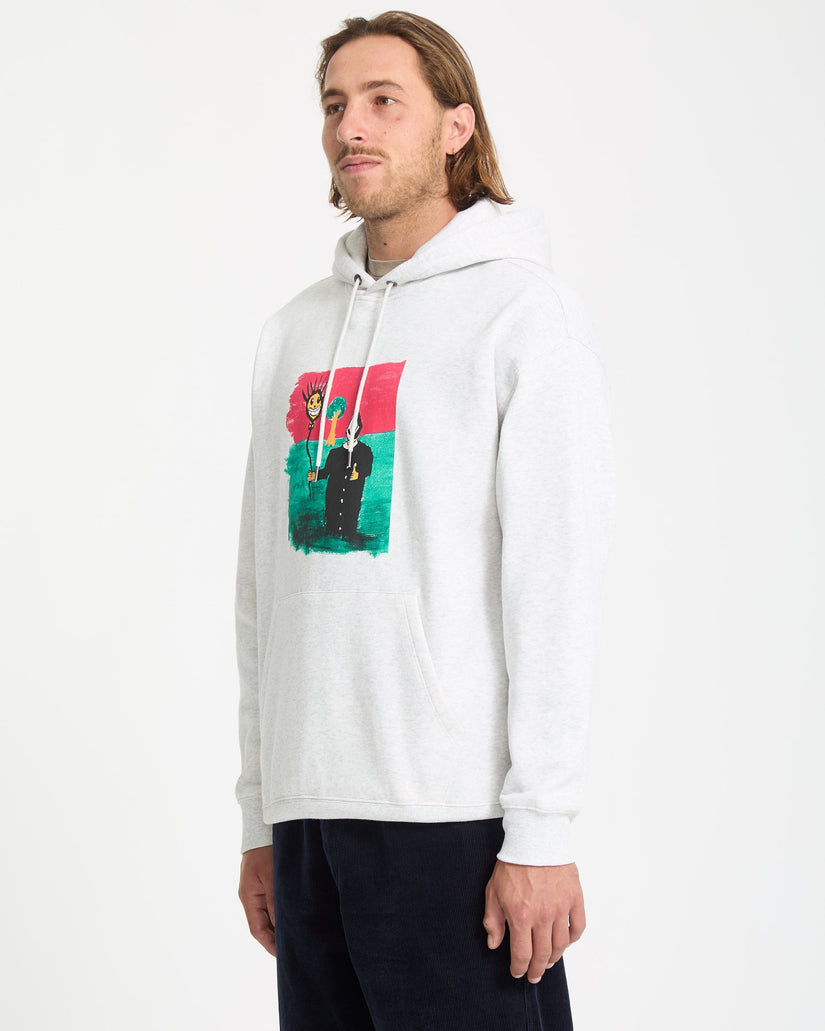 Sudadera Con Capucha Issam - Bone Heather