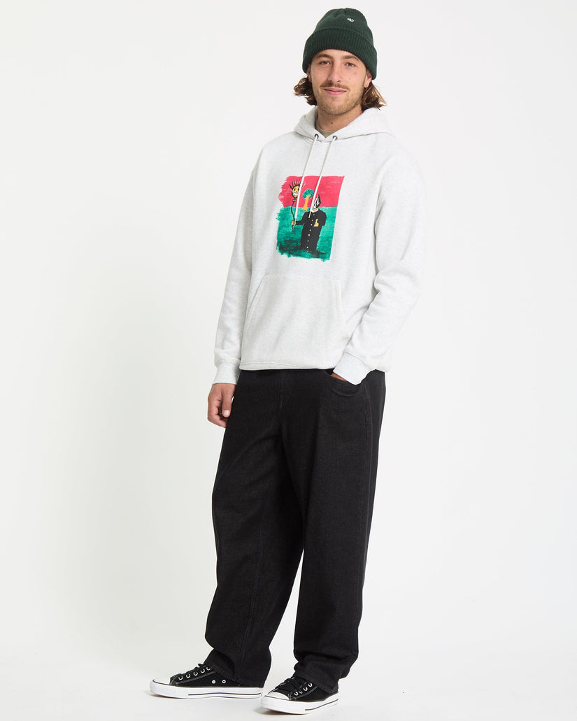 Sudadera Con Capucha Issam - Bone Heather