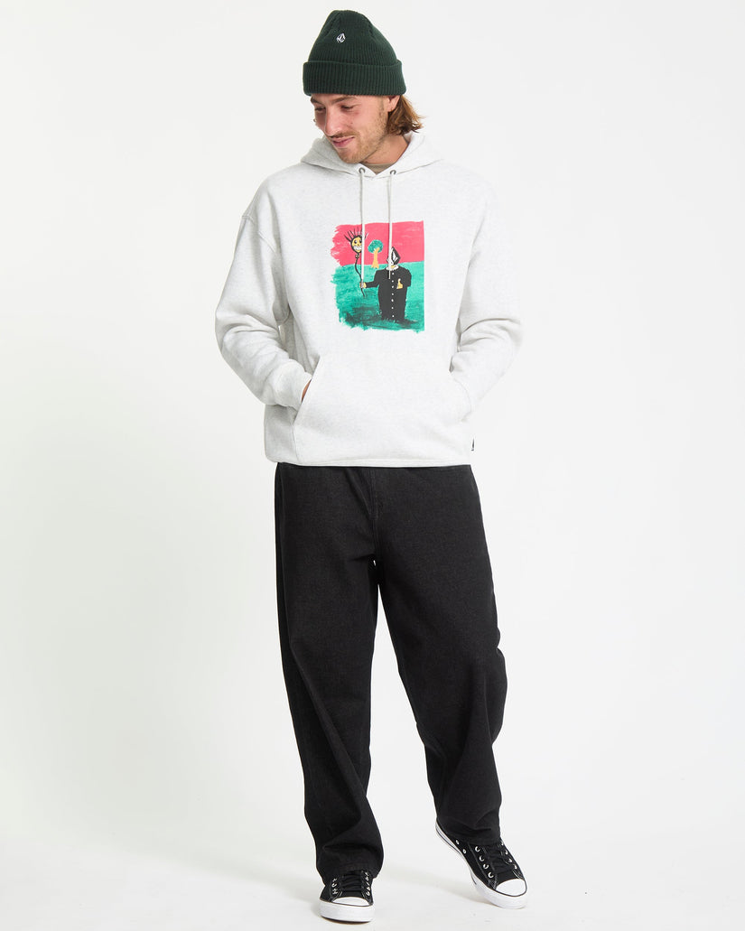 Sudadera Con Capucha Issam - Bone Heather