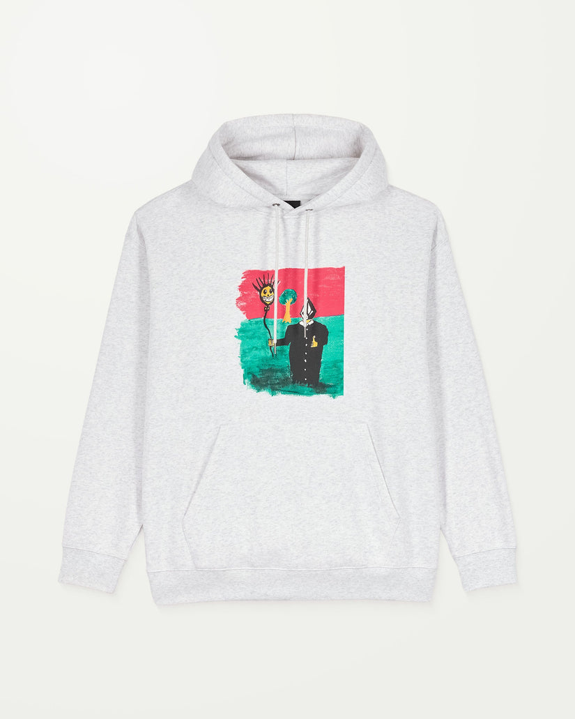 Sudadera Con Capucha Issam - Bone Heather