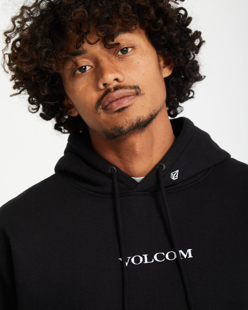 Sudadera Con Capucha Volcom Stone - Black