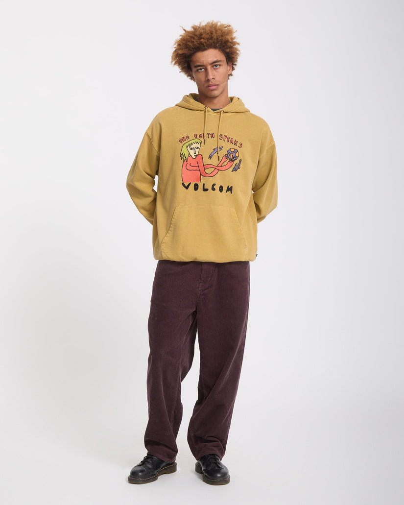 Sudadera con capucha Earth Speaks - Mustard