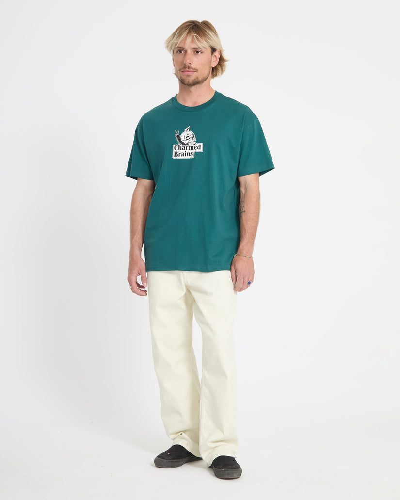 Camiseta Charmed Brains - Rifle Green
