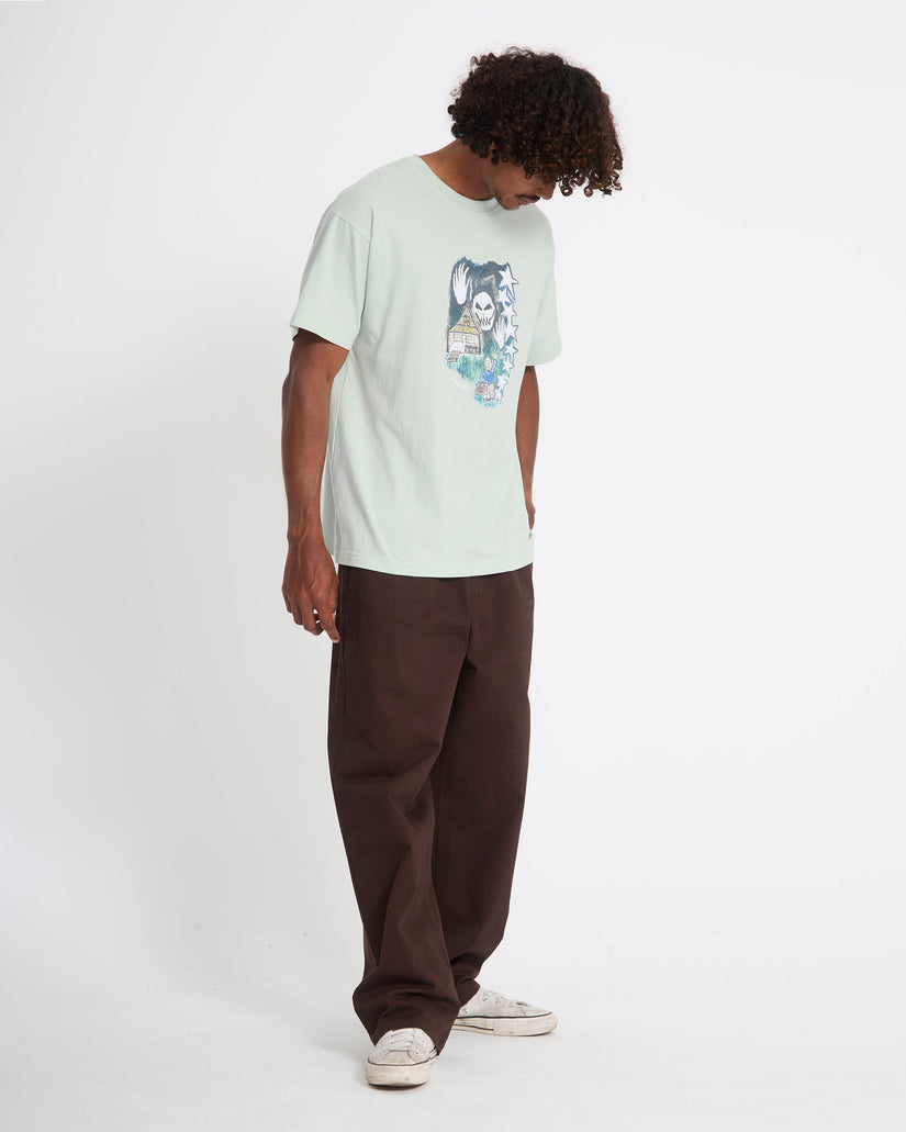 Camiseta Issam Auptel - Pale Aqua